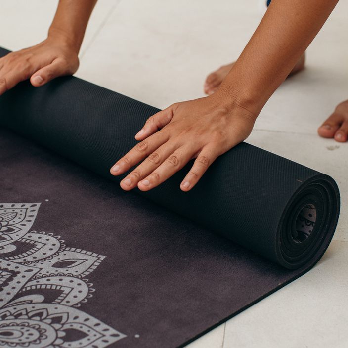 Yoga Design Lab Combo Στρώμα γιόγκα 3,5 mm μαύρο Mandala Μαύρο 8