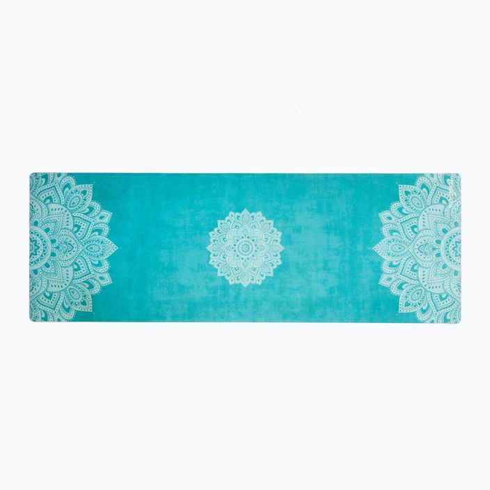Yoga Design Lab Combo Στρώμα γιόγκα 3,5 mm μπλε Mandala τυρκουάζ 2