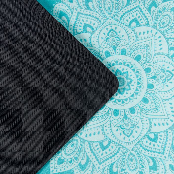 Yoga Design Lab Combo Στρώμα ταξιδιού γιόγκα 1,5 mm μπλε Mandala τυρκουάζ 4