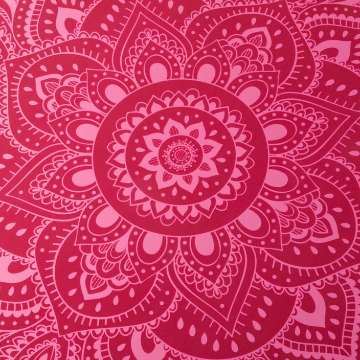 Yoga Design Lab Infinity Στρώμα γιόγκα 5 mm ροζ Mandala Rose 4