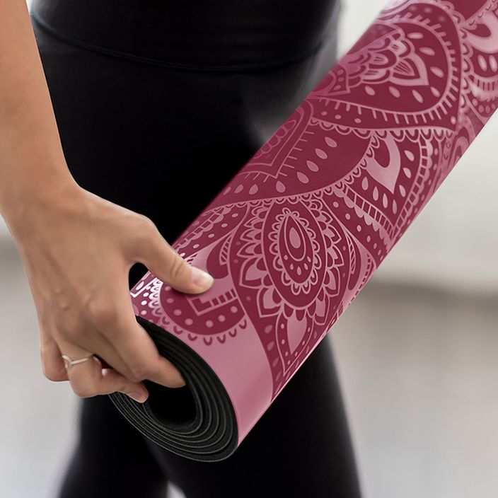 Yoga Design Lab Infinity Στρώμα γιόγκα 3 mm ροζ Mandala Rose 7