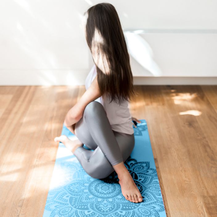 Yoga Design Lab Flow Pure 6 mm μπλε Mandala Aqua yoga mat 5