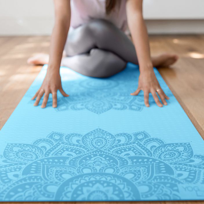 Yoga Design Lab Flow Pure 6 mm μπλε Mandala Aqua yoga mat 6