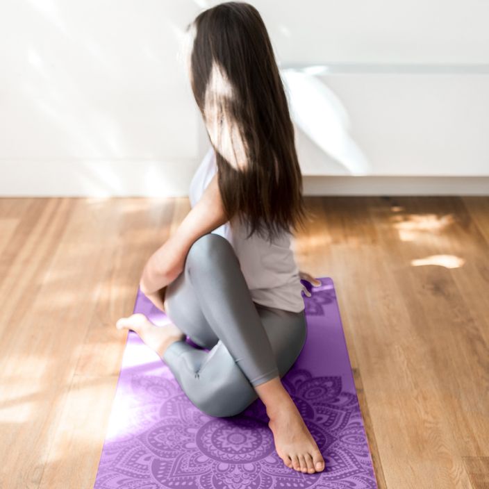 Yoga Design Lab Flow Pure 6 mm μοβ Mandala Lavender Lavender yoga mat 5