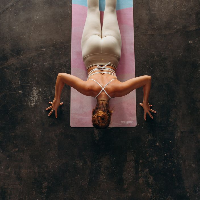 Yoga Design Lab Combo Στρώμα γιόγκα ροζ 5,5 mm Thar 7