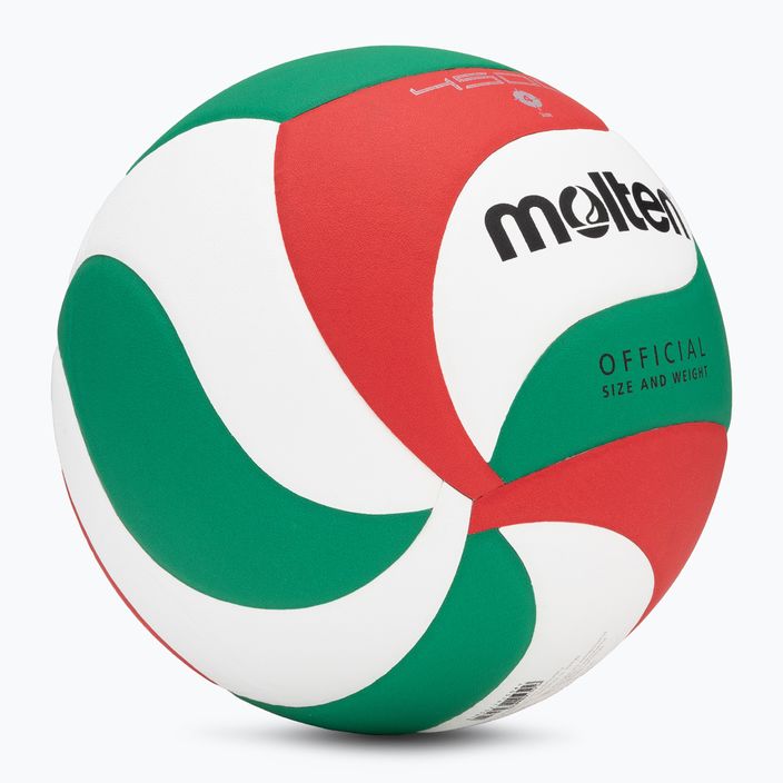 Molten volleyball V4M4500-4 λευκό/πράσινο/κόκκινο μέγεθος 4 2