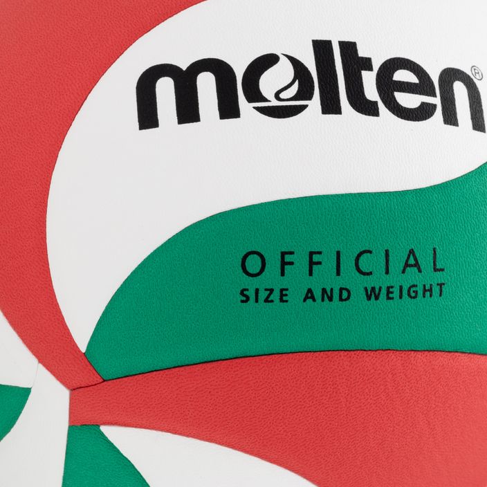 Molten volleyball V4M4000-4 λευκό/πράσινο/κόκκινο μέγεθος 4 3