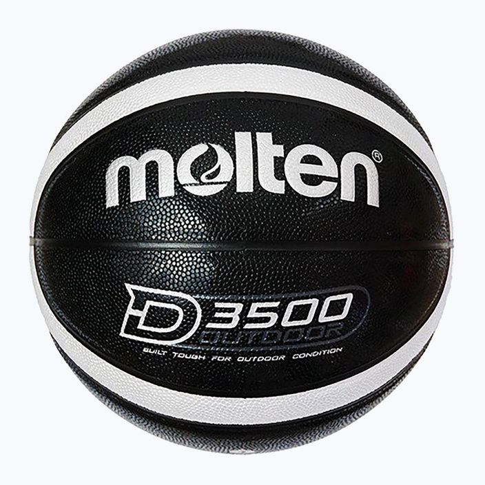 Molten basketball B6D3500-KS μαύρο/ασημί μέγεθος 6 4