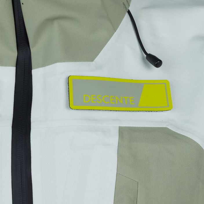 Ανδρικό μπουφάν σκι Descente Shaun γκρι/πράσινο 3