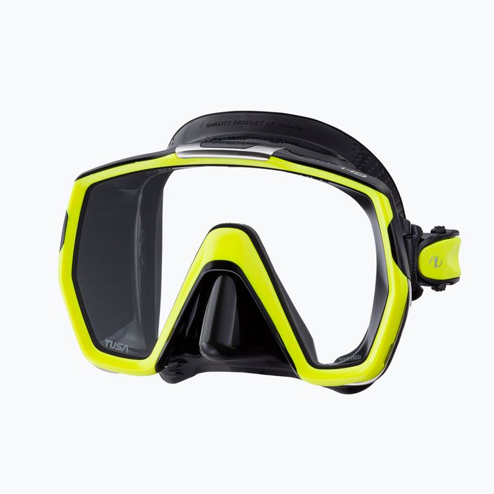 TUSA Freedom Hd Mask μάσκα κατάδυσης μαύρη και κίτρινη M-1001 5
