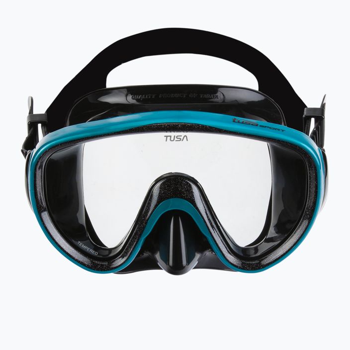 TUSA Sportmask μάσκα κατάδυσης μαύρη/μπλε UM-16QBFB 2