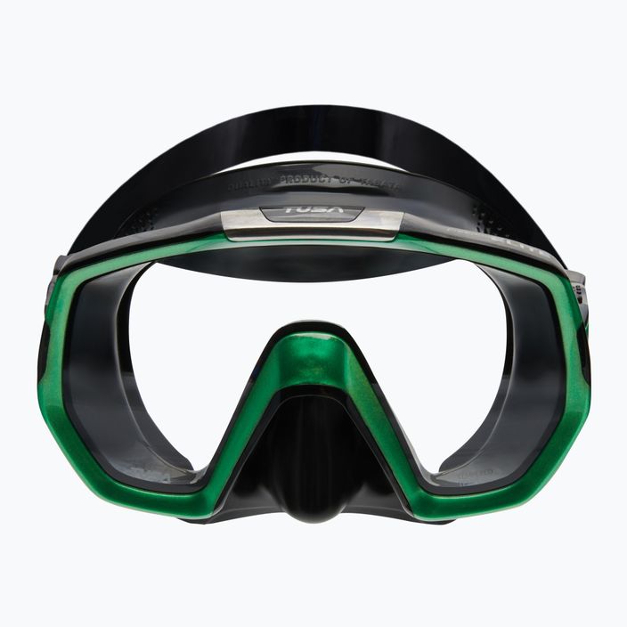 TUSA Freedom Elite μάσκα κατάδυσης μαύρη-πράσινη 1003 2