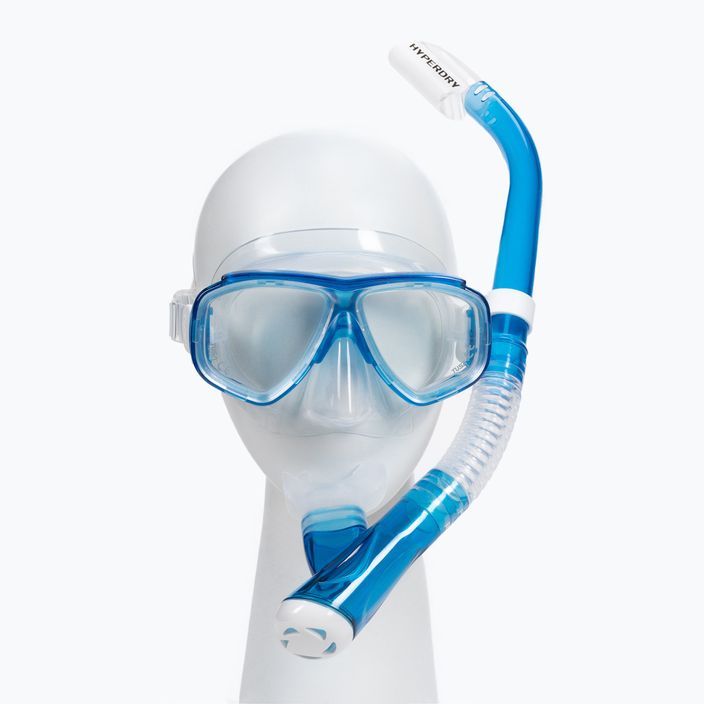 Σετ κατάδυσης TUSA Μάσκα + αναπνευστήρας SPLENDIVE μπλε UC-7519 CB 2