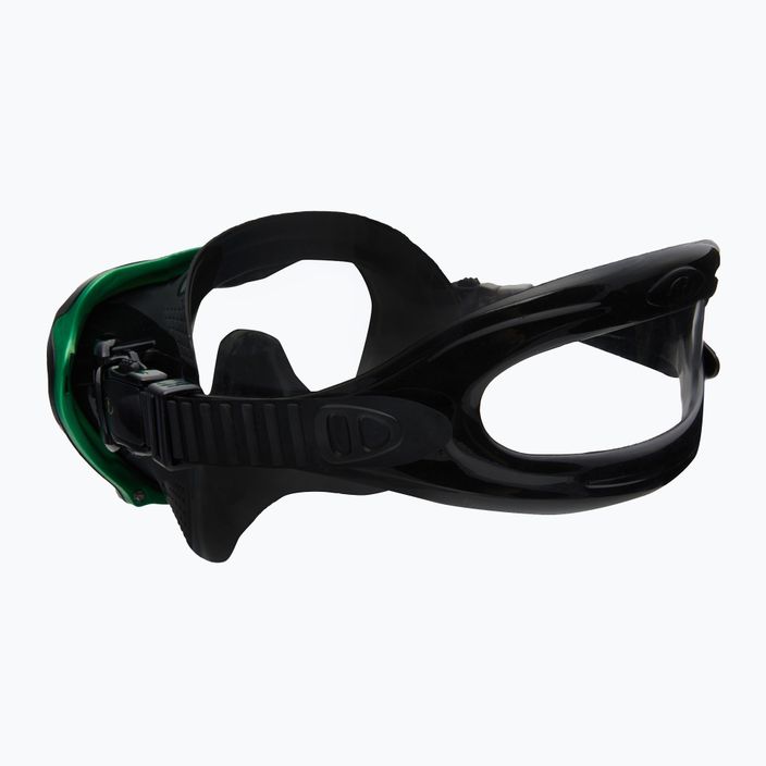 TUSA Paragon S Mask μάσκα κατάδυσης μαύρη-πράσινη M-1007 4