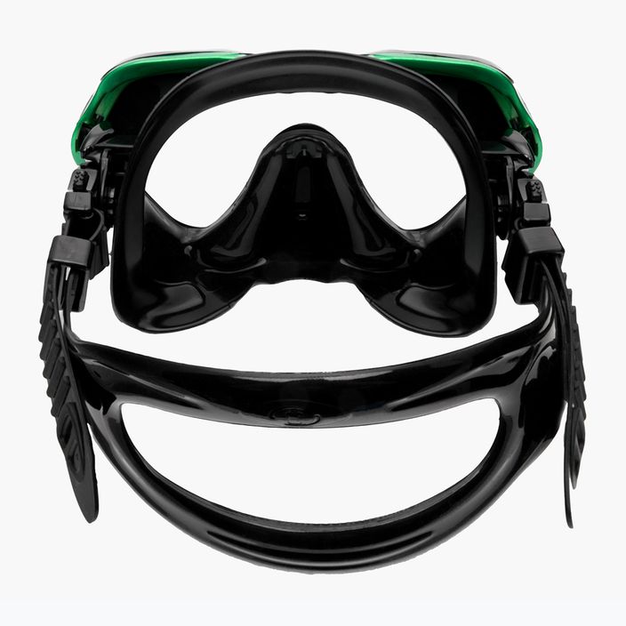 TUSA Paragon S Mask μάσκα κατάδυσης μαύρη-πράσινη M-1007 5