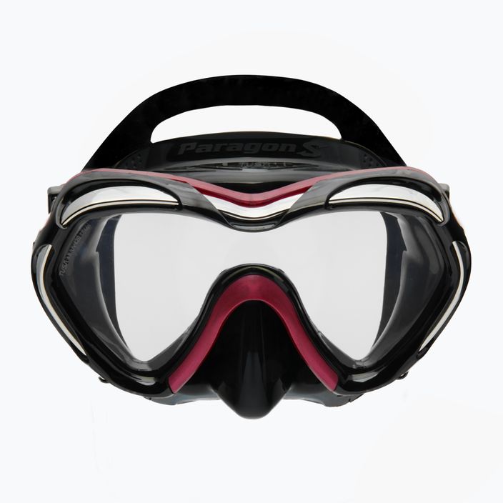 TUSA Paragon S Mask μάσκα κατάδυσης μαύρη/ροζ M-1007 2