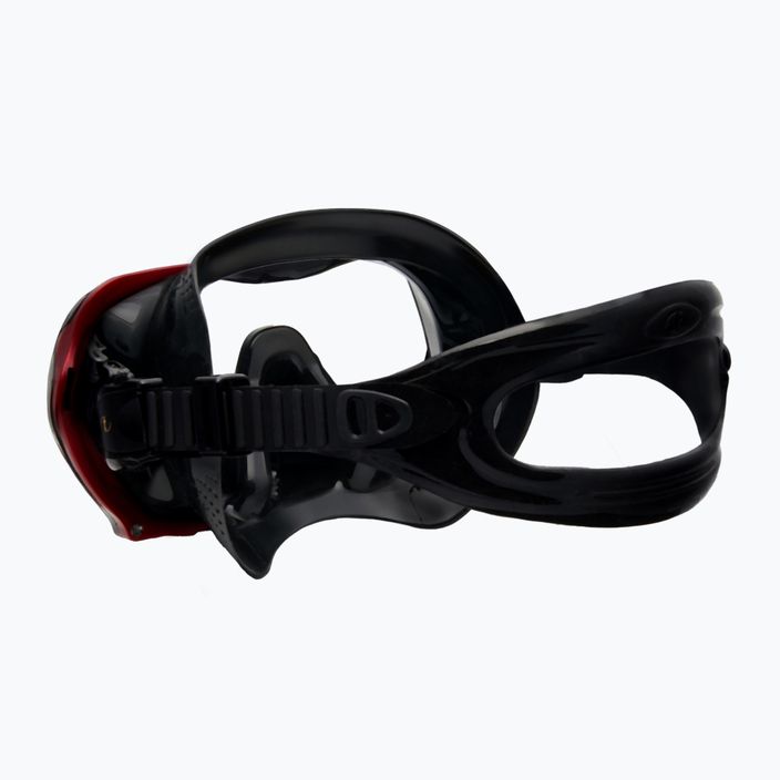 TUSA Paragon S Mask μάσκα κατάδυσης μαύρη/κόκκινη M-1007 4