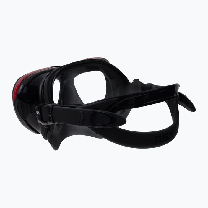TUSA Intega Mask μάσκα κατάδυσης μαύρη/κόκκινη M-212 4