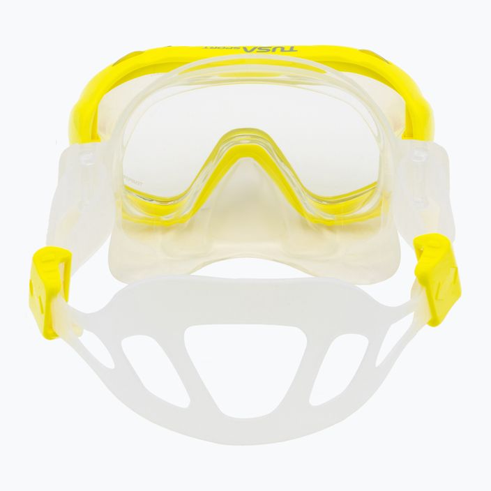 Σετ κατάδυσης TUSA Μάσκα + αναπνευστήρας κίτρινο UC-0211PFY 5