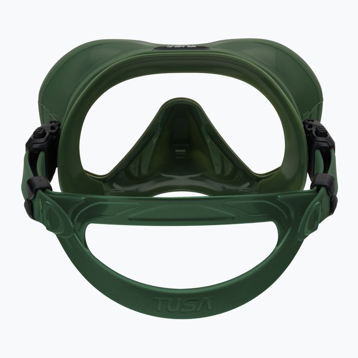 TUSA Zeense Pro πράσινη μάσκα κατάδυσης M1010S 5
