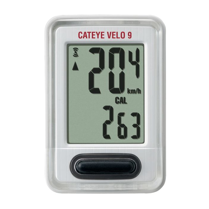 Μετρητής ποδηλάτων CatEye Velo 9 CC-VL820 λευκό 2