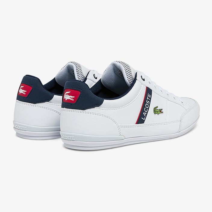 Lacoste ανδρικά παπούτσια 40CMA0067 λευκό/ναυτικό/κόκκινο 10