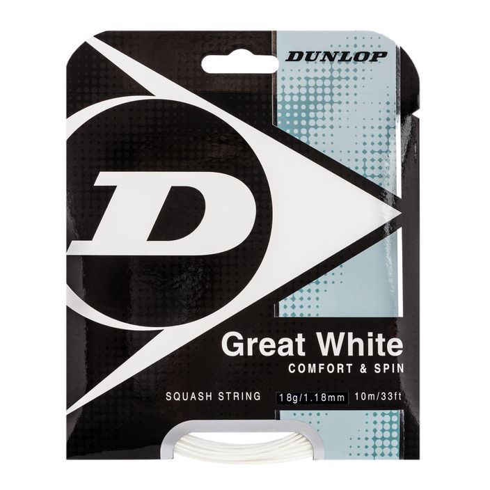 Dunlop Bio Great sq. 10 m χορδή σκουός λευκή 624700 2