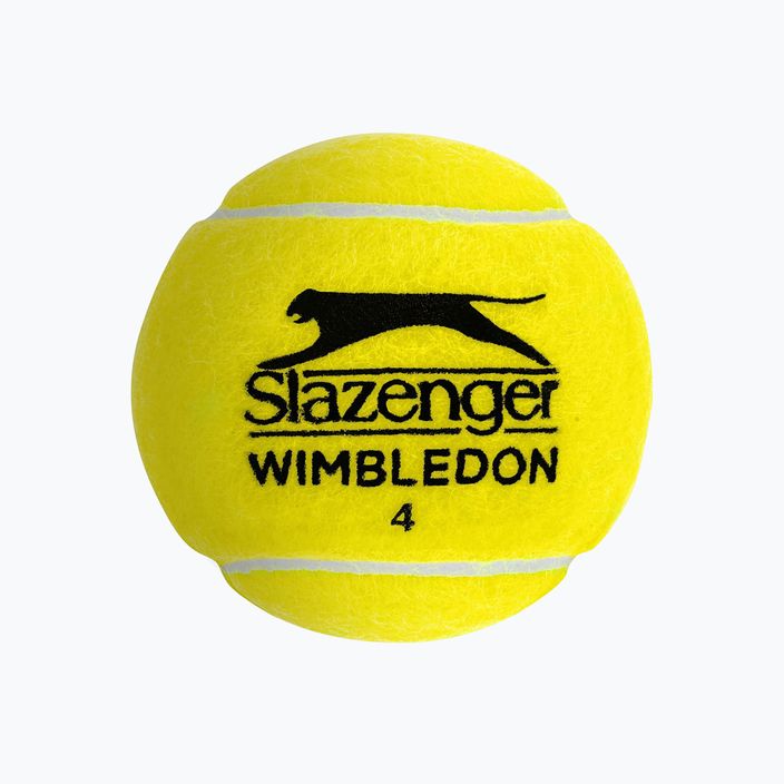Μπάλες τένις Slazenger Wimbledon 4 τεμάχια κίτρινο 340940 3