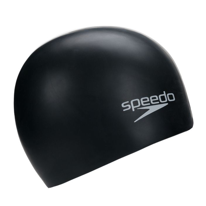 Speedo Plain Moulded παιδικό καπέλο κολύμβησης μαύρο 8-709900001 2