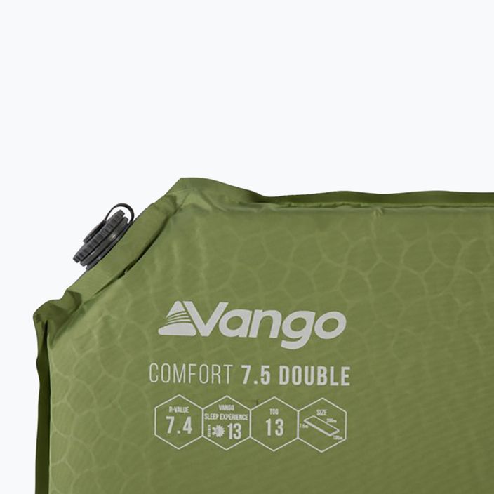 Vango Comfort Double 7,5 cm πράσινο αυτοφουσκωτό στρώμα SMQCOMFORH09A05 5