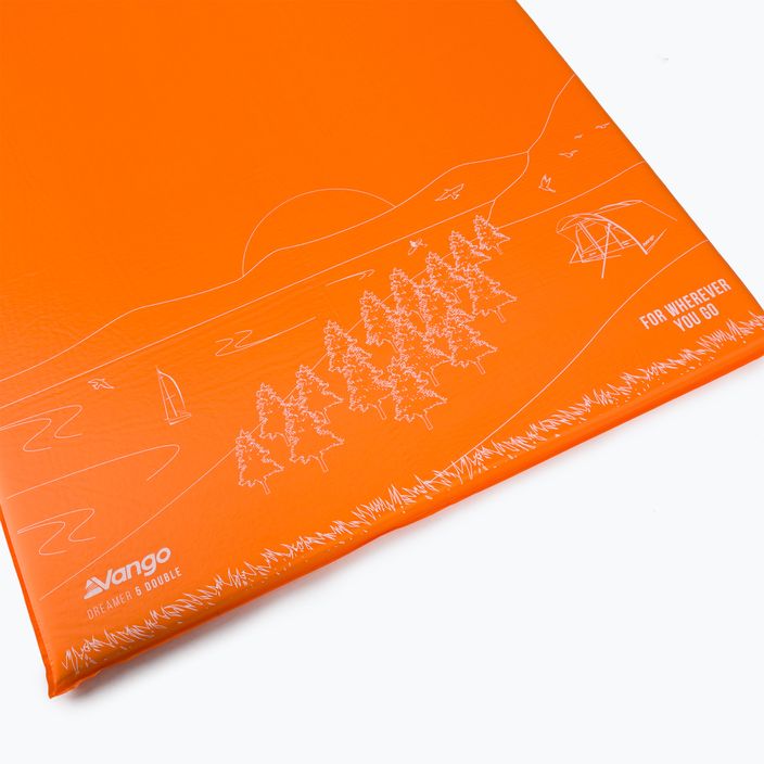 Vango Dreamer Double 5 cm πορτοκαλί αυτο-φουσκωτό στρώμα SMQDREAMEC28A02 3
