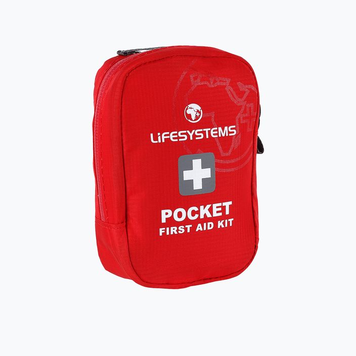 Lifesystems Travel First Aid Pocket First Aid Kit Red LM1040SI 2