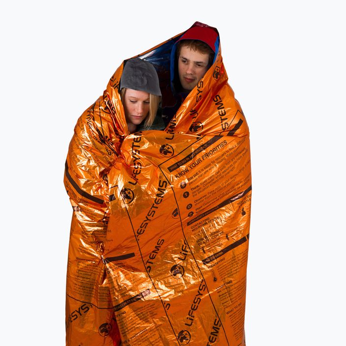 Lifesystems Θερμομονωτική κουβέρτα διπλού πορτοκαλί LM42170 5