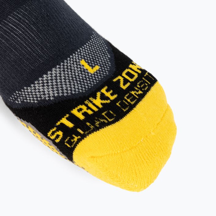 Karakal X4 Κάλτσες τένις αστραγάλου μαύρες/κίτρινες KC530 4