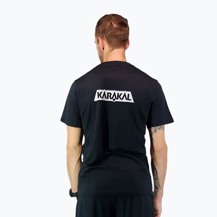 Ανδρικό πουκάμισο τένις Karakal Pro Tour Tee μαύρο KC5421 2