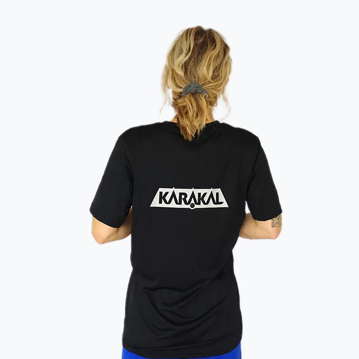 Ανδρικό πουκάμισο τένις Karakal Pro Tour Tee μαύρο KC5421 4