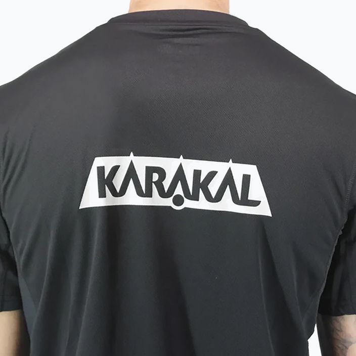 Ανδρικό πουκάμισο τένις Karakal Pro Tour Tee μαύρο KC5421 6