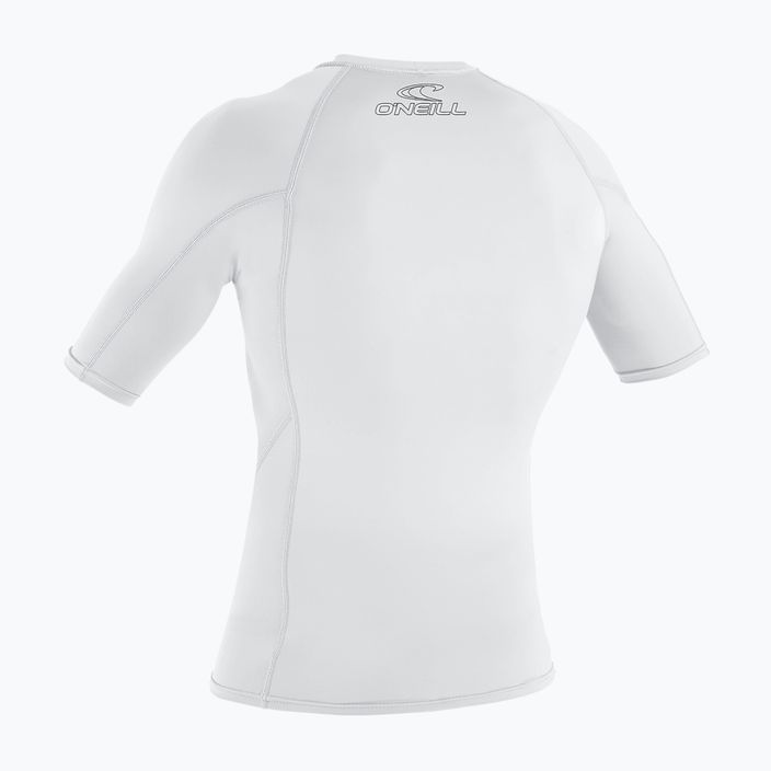 Ανδρικό μπλουζάκι O'Neill Basic Skins Rash Guard λευκό 2