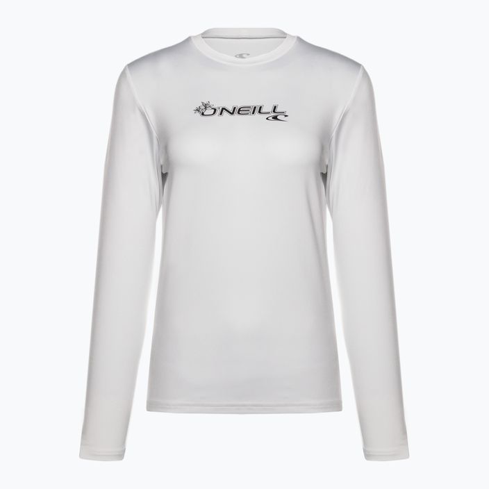 Γυναικείο μπλουζάκι O'Neill Basic Skins Sun Shirt λευκό 4340