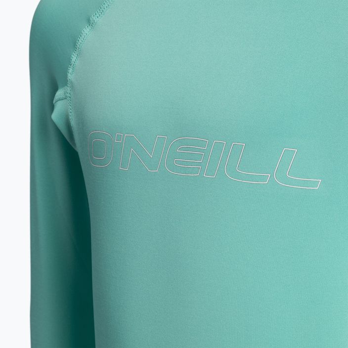 Ανδρικό O'Neill Basic Skins Rash Guard μακρυμάνικο μπλουζάκι για κολύμπι πράσινο 3346 3