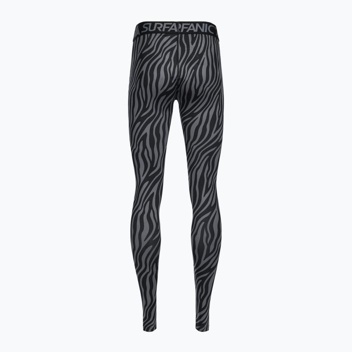 Γυναικείο θερμικό παντελόνι Surfanic Cozy Limited Edition Long John μαύρο ζέβρα 6
