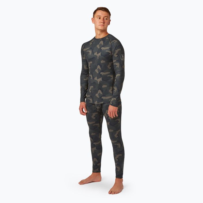 Ανδρικό Surfanic Bodyfit Limited Edition Crew Neck forest geo camo thermal longsleeve 2