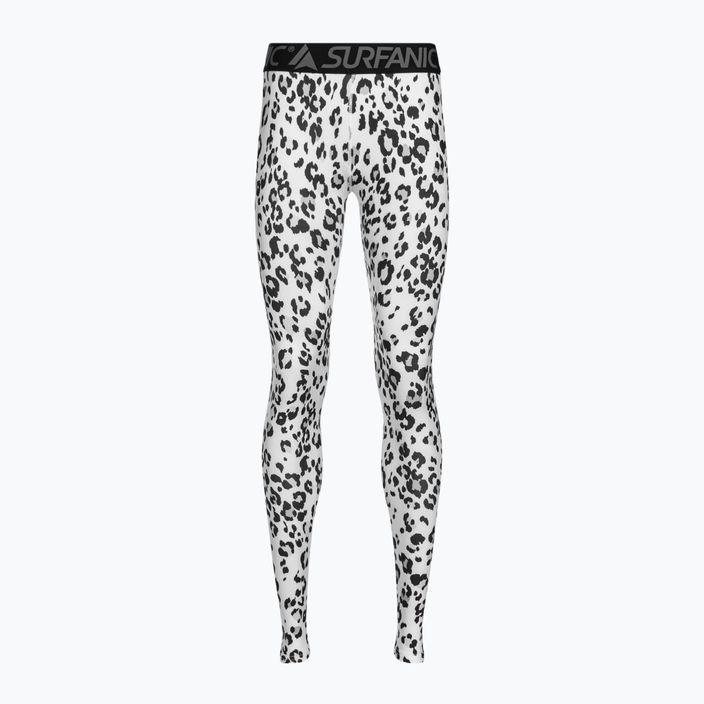Γυναικείο θερμικό ενεργό παντελόνι Surfanic Cozy Limited Edition Long John snow leopard 3