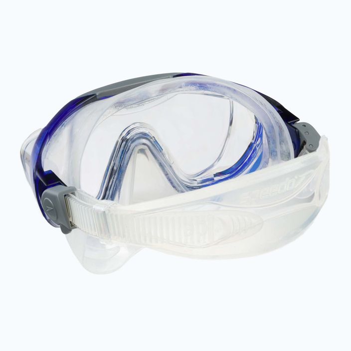 Speedo Glide Snorkel Fin σετ μάσκα + πτερύγια + αναπνευστήρας μπλε 8-016595052 3