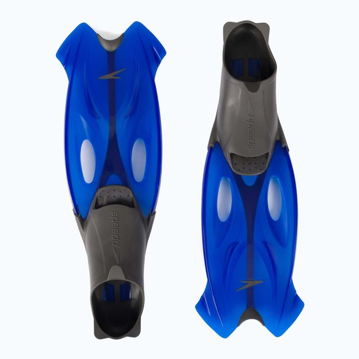 Speedo Glide Snorkel Fin σετ μάσκα + πτερύγια + αναπνευστήρας μπλε 8-016595052 6