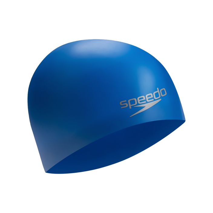 Speedo Plain Moulded μπλε καπέλο κολύμβησης 8-709842610 2