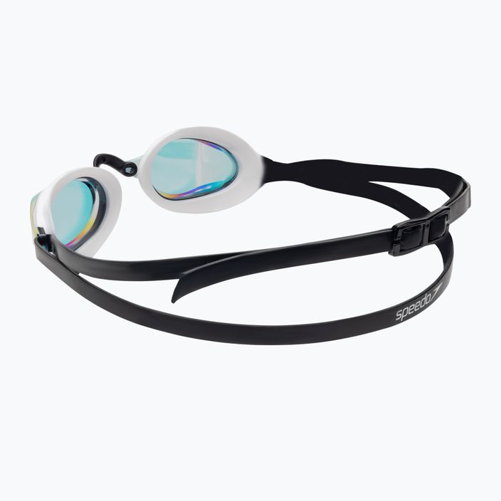 Speedo Fastskin Speedsocket 2 Mirror κολυμβητικά γυαλιά μαύρο/λευκό/χρυσό της φωτιάς 8-10897B586 4