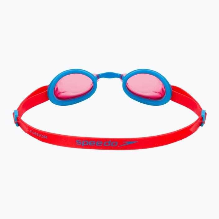 Speedo Jet V2 παιδικά γυαλιά κολύμβησης τυρκουάζ/κόκκινη λάβα 8-09298C106 4