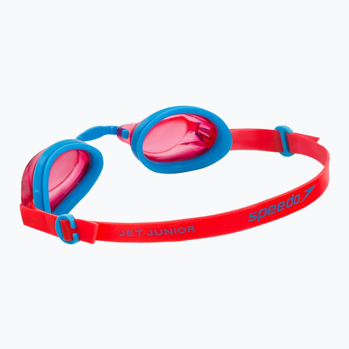 Speedo Jet V2 παιδικά γυαλιά κολύμβησης τυρκουάζ/κόκκινη λάβα 8-09298C106 5