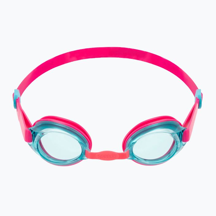 Speedo Jet V2 Παιδικό σετ κολύμβησης Head Cap + Fluo πορτοκαλί/ροζ ανάμικτα γυαλιά 3